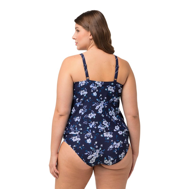 Ulla Popken Ladies Plus Size Plus Size Bellieva Tankini Maternity