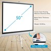 Pyle 50 Inch Portable Projector Screen with Tripod Stand –