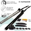Rathmoor CNC Machined Bike Mini Pump with inline Gauge and
