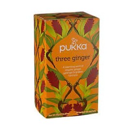Pukka Tea Three Ginger Tea (6 x 20 bags)