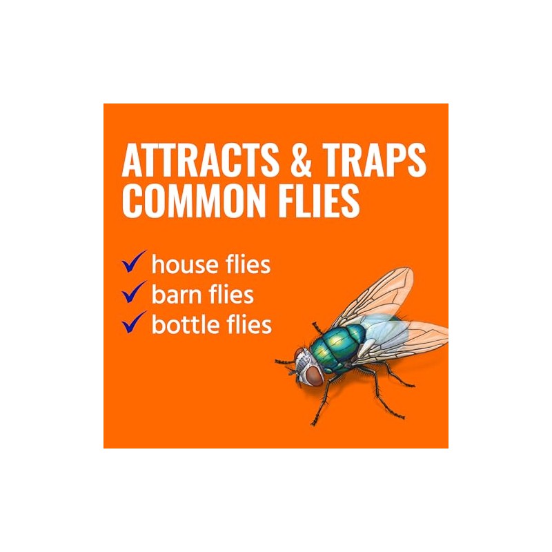 Terro Outdoor Reusable Fly Trap - Poison Free Solution