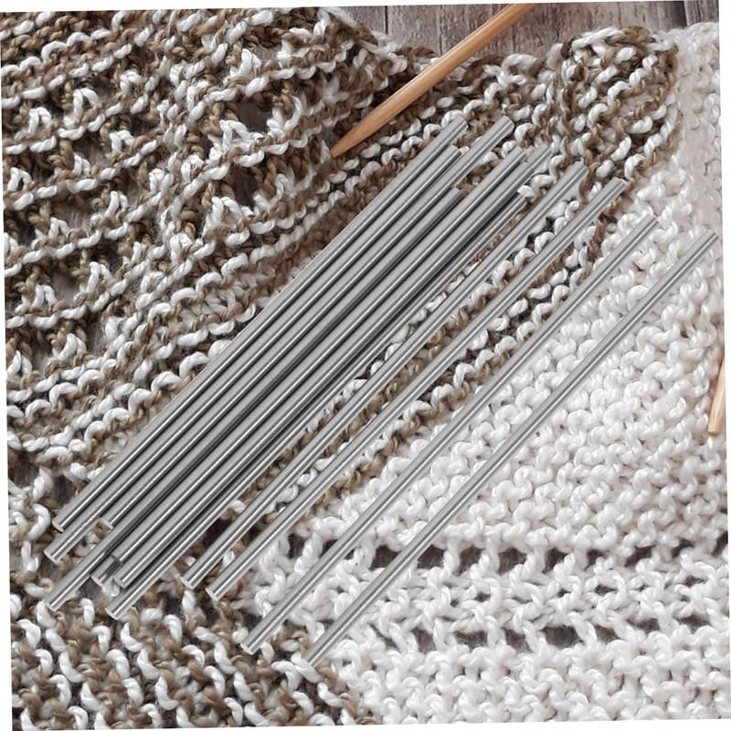 VILLFUL Knitting Blocking Kit 20pcs Metal Blocking Steel Blocking Rods