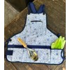 Garden Works Ironwood Tools Garden Apron, 9.65-inch Height, Floral Pattern,