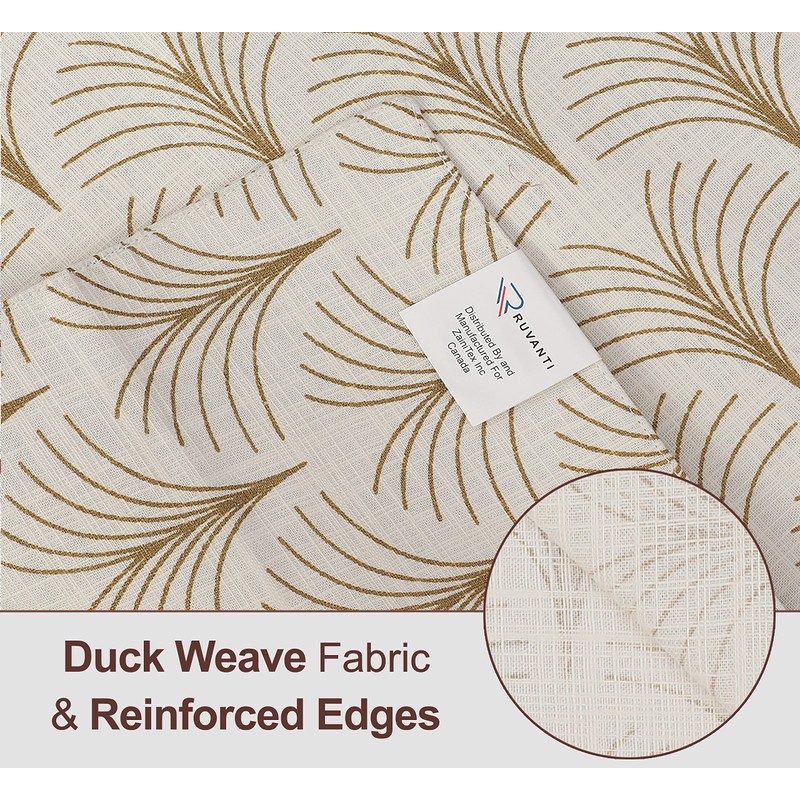 Ruvanti Placemats 100% Cotton 13 x 19 Inch, Dining Table