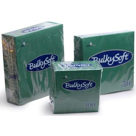 Dark Green Luncheon Napkins 33x33cms 2 Ply - Pack of 100