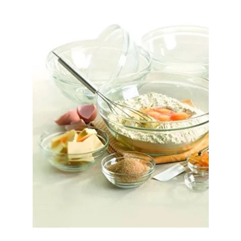 Duralex NIB Duralex Made In France Lys Stackable 9-Piece Bowl