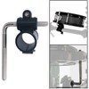 TUOREN Electronic Drum Rack Clamp with Tom Arm L-Rod, 10mm