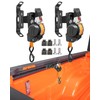 2PCS Retractable T-Slot Tie Down Ratchet Strap for Models with
