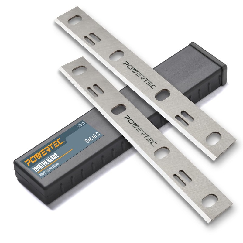 POWERTEC 6 Inch Jointer Blades for WEN 6559, JT6561, 6560T,