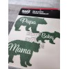 Make Market Christmas Iron-on Transfers - Mama Papa and Baby