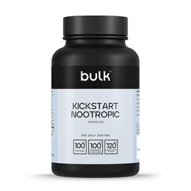 Bulk Kickstart Nootropic Capsules, Improve Energy and Concentration, 60 Capsules, 30 Servings