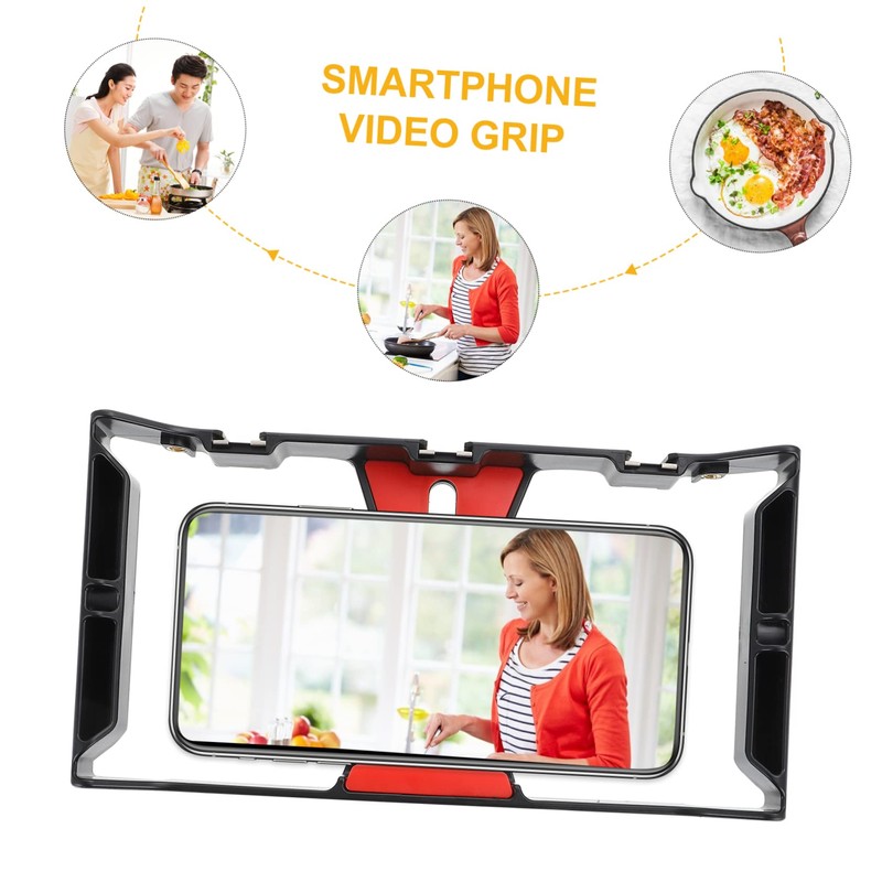 CHILDWEET Smartphone Video Rig Retractable Design Handheld Stabilizer for Filming