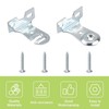 UFURMATE Roller Shades Bracket, 2 Sets Metal Roller Window Shade