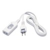 Elpa W-S1050B(W) Extension Cord with Switch Outlet 125V 15A Swing