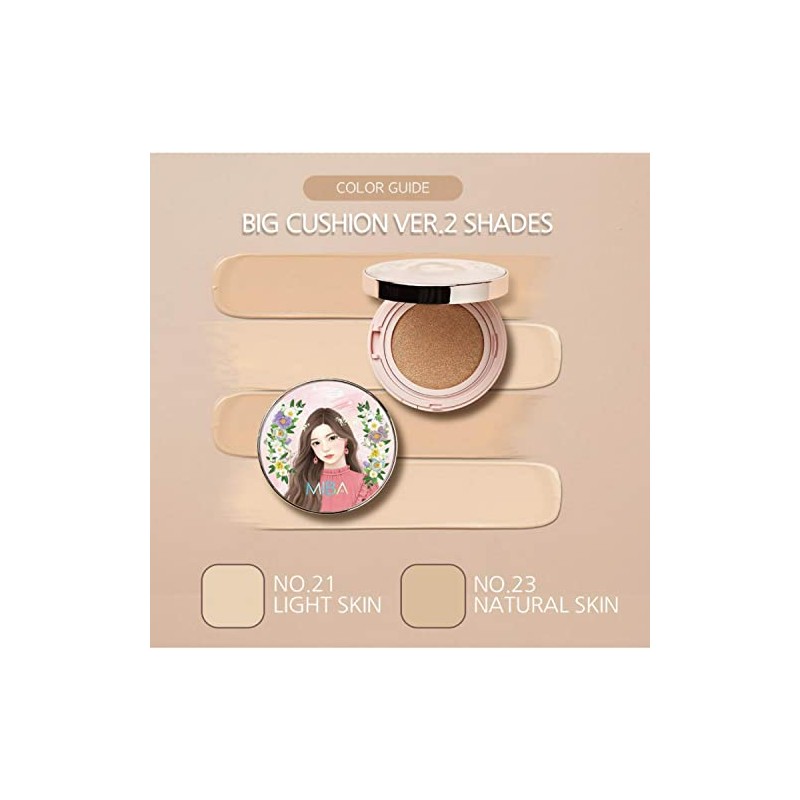 Miba Base Maquillaje Cobertura Total Big Cushion Season Spf50 Recarga