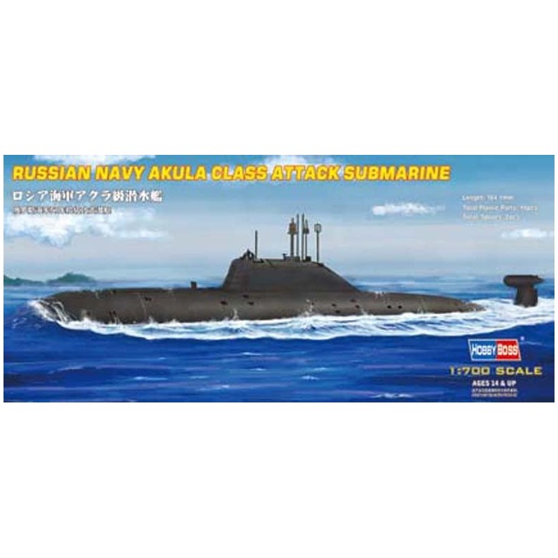 Hobby Boss 87005 Modellbausatz RUSSIA NAVY AKULA CLASS ATTACK SUB.