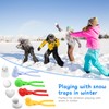 Gukasxi Pack of 4 Winter Snowball Maker, Cartoon Snowball Maker,