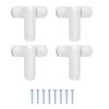4 Pcs Window Jammer Locks, Sash Blocker Window Jammer, Door