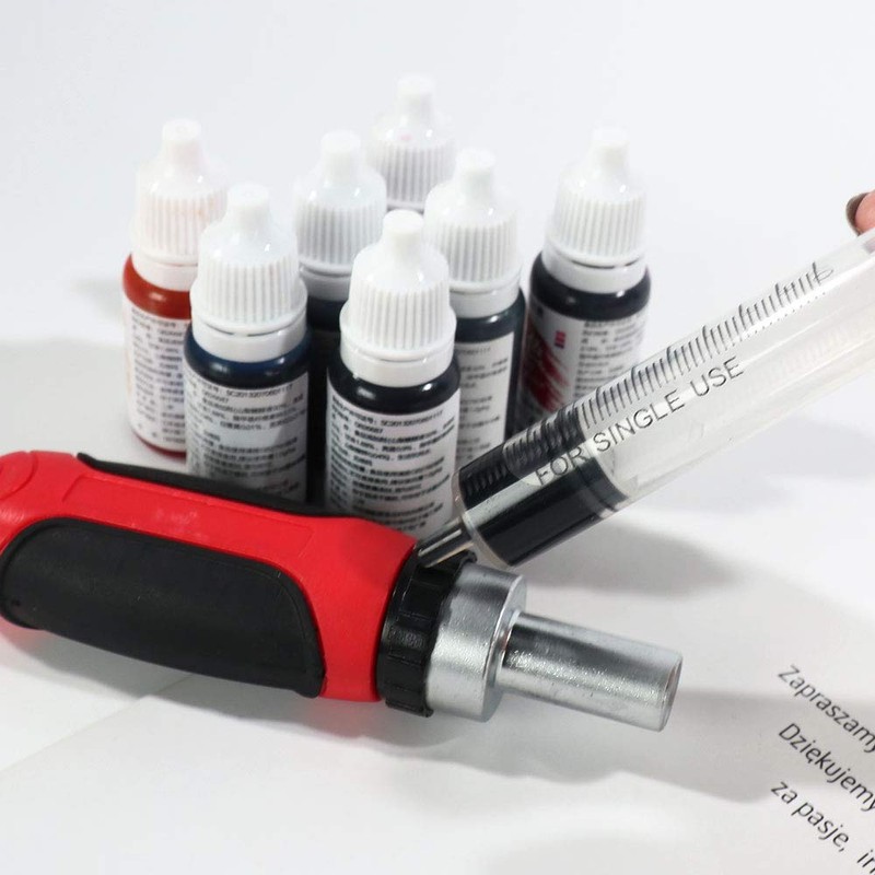 [30 Pack] HYCKee 10ml Plastic Syringe for Liquid Multiple Uses