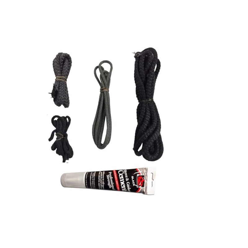 Generic Vermont Castings 3419 Encore Stove Gasket Kit, Black