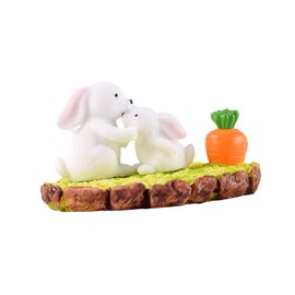 TEHAUX Adorable Desktop Ornament Set 5-piece Resin Craft for Home Office Birthday Present