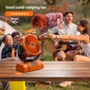 Portable Rechargeable Camping Fan for Tent with 3 LED Light,9-Inch