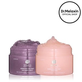 [Dr.Melaxin] Guerande Sea Salt Perfume Body Scrub | Gentle Exfoliation, Skin Barrier Protection | Korean Cosmetics:_Coral Rose 1EA + Amber&Vanilla 1EA