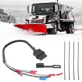 49317 9-Pin Snow Plow Wire Harness Repair Kit, FIts Western/FisherTruck Side Snow Plow Harness Repair Ends with Zip Ties & Dielectric Grease,Replaces 49308 22335k