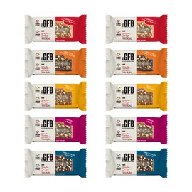 The Gluten Free Brothers - Snack Bar Variety Pack - Gluten Free Protein Bars – Non GMO, Soy Free, Dairy Free, Vegan – 2 Each of 5 Plant Based Protein Bar Flavors, 2.05 Oz (10 Count)