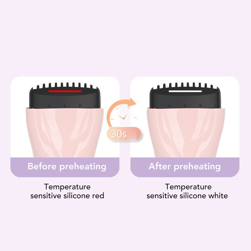 360 Degrees Push Heated Eyelash Curler Long Lasting 3 Temperature