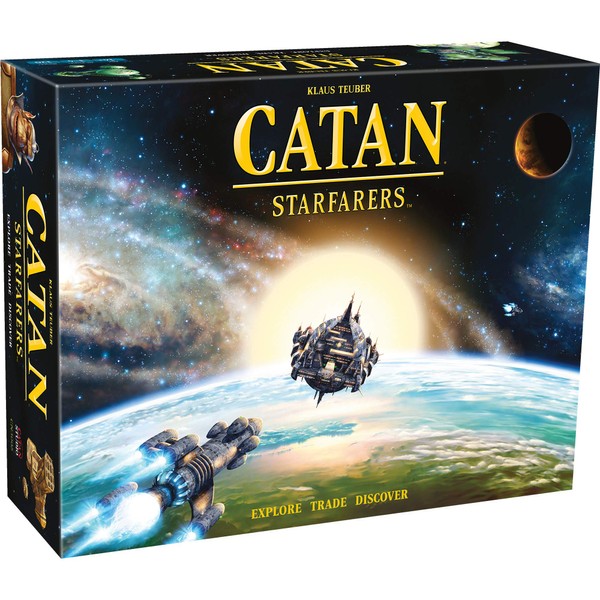 CATAN Starfarers Board Game 2nd Ed. (Base Game) | Family Adventure Board Game for Adults and Kids | Ages 14+ | 3 to 4 players | Average Playtime 120 minutes | Made by Catan Studio