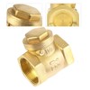 Non-Return Swing Brass Thread Brass DN40 Check Valve 232PSI Prevents