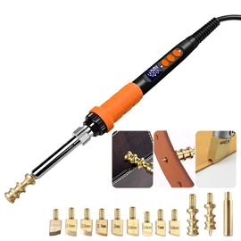 BAUSATZ 90W Internally Heated Electric Leather Heat Edge Machine Heater Leather Grooving Tool Leatherworking DIY Polishing Tool Sealer