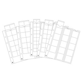 Leuchtturm 340973 OPTIMA SORTIMENT - Mix zur Münz-Aufbewahrung für Münzen mit Ø 42, 34, 27, 20 mm - 5er Pack