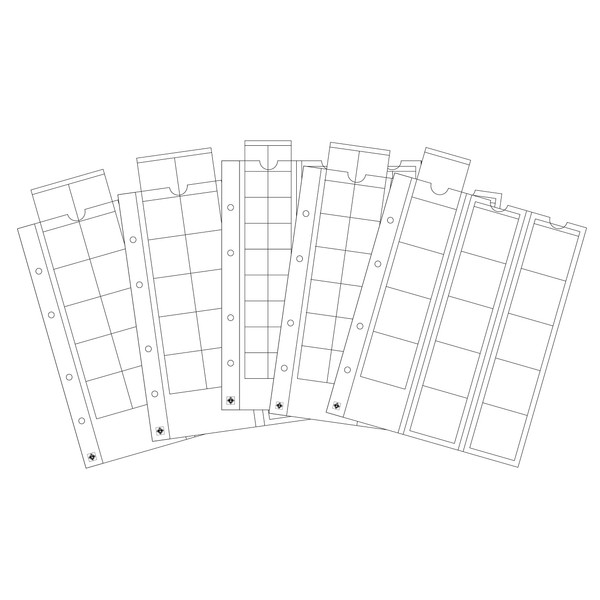 Leuchtturm 340973 OPTIMA SORTIMENT - Mix zur Münz-Aufbewahrung für Münzen