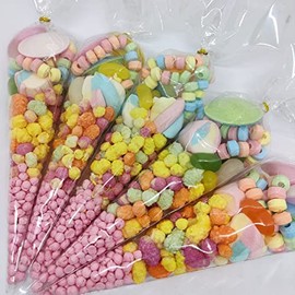 Pre Filled Millions Sweet Cones Kids Party Bags Children's Birthday (15)
