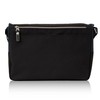 Mustache JLG-4662 Shoulder Bag, Fold-In Mouth, Cross-body, Black