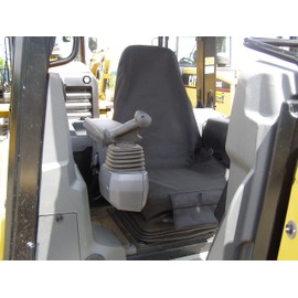 Made in USA - Mid Back Loader Dozer Heavy Equipment Vinyl Seat Cover - 20x25, Heavy Duty Vinyl, Jay's Equipment Seat Covers