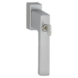 HOPPE TOULON Secustik Window Handle Lock Cylinder VK 32-42 mm Anodised Silver