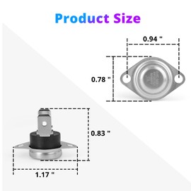 Limit Switch 36tx16 Manual Reset Thermostat Universal for Furnace (Cut Out: 350 °F)