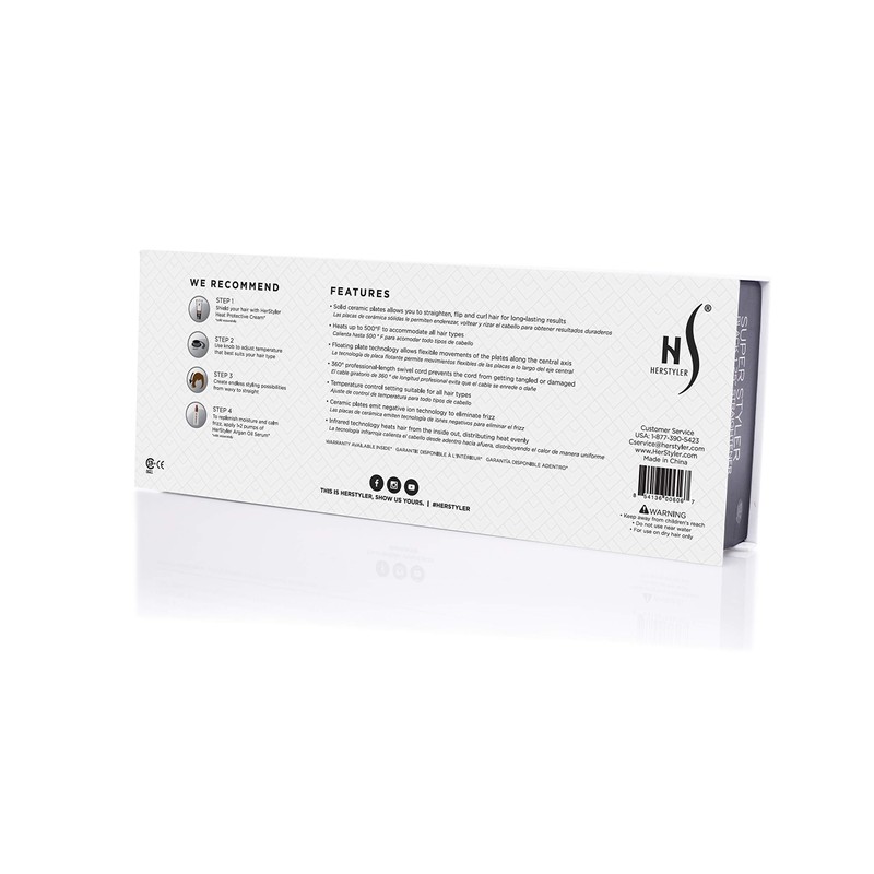 Herstyler Colorful Seasons Flat Iron - Blue