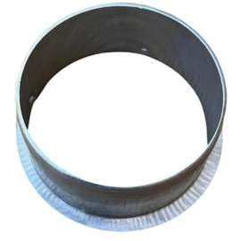 K-TEC 2-3/4 Inch Round Gutter Outlet, Aluminum Downspout Drop Outlet for 6” K-Style Gutters, Fits 3"x4" Downspouts, Pop-In (2-Pack)