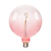 ONEWISH Large LED Bulb,G150 Pink Globe Decorative Bulbs,Warm White 2700K