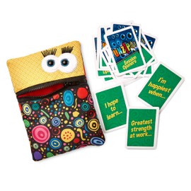 Trainers Warehouse Unzip It! - Session Openers | Conversation Starter Deck | Stimulate Conversations About Motivations and Goals | Set of 30 Unique Prompts (Session Openers with Pouch)