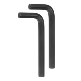 sourcing map 2pcs Hex Key Wrench 9mm L-Shape Hexagon Metric Wrenches Chrome Vanadium Steel Repairing Tool for Home Repair, Black