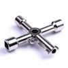 2pcs 4 in 1 Alloy Triangle/square 4 Way Service Utility