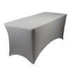 Harbour Housewares Rectangular Spandex Fitted Tablecloth - 6ft (180cm) -