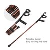 Folding Elbow Crutch Height Adjustment Non Slip Aluminum Alloy Forearm