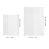 TEHAUX Fundas Transparentes Para Libros 20 Piezas Funda De Plástico