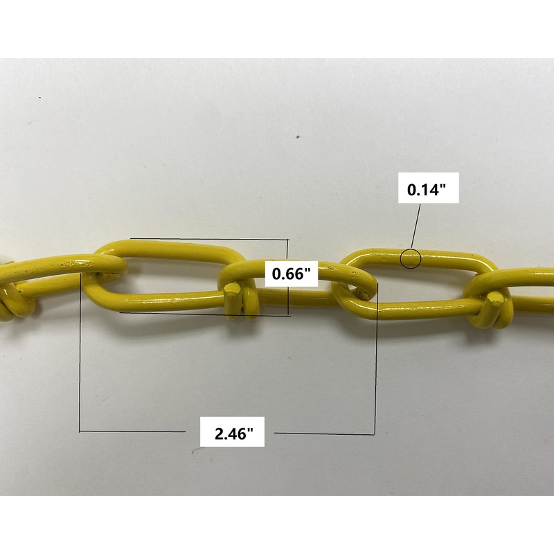 Lifstar 2/0 Double Loop Chain, Multi Length, Maximum 200ft, Steel